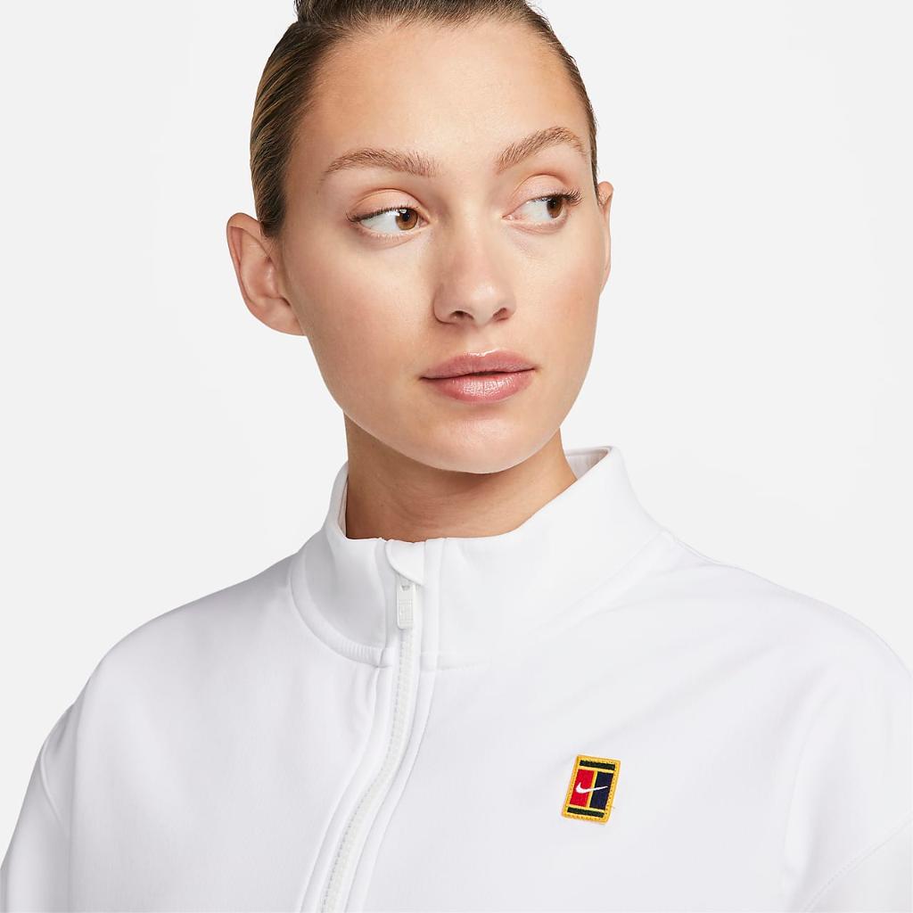 NikeCourt Dri-FIT Heritage Women&#039;s 1/2-Zip Tennis Jacket DX1125-100