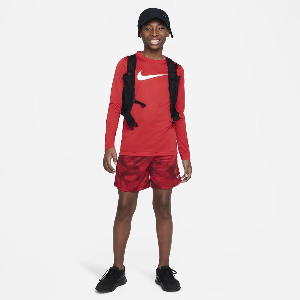 Nike Dri-FIT Legend Big Kids&#039; (Boys&#039;) Long-Sleeve T-Shirt DX1167-657