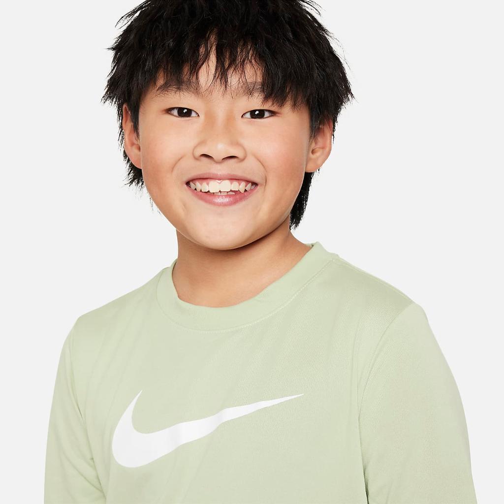 Nike Dri-FIT Legend Big Kids&#039; Long-Sleeve Training T-Shirt DX1194-343