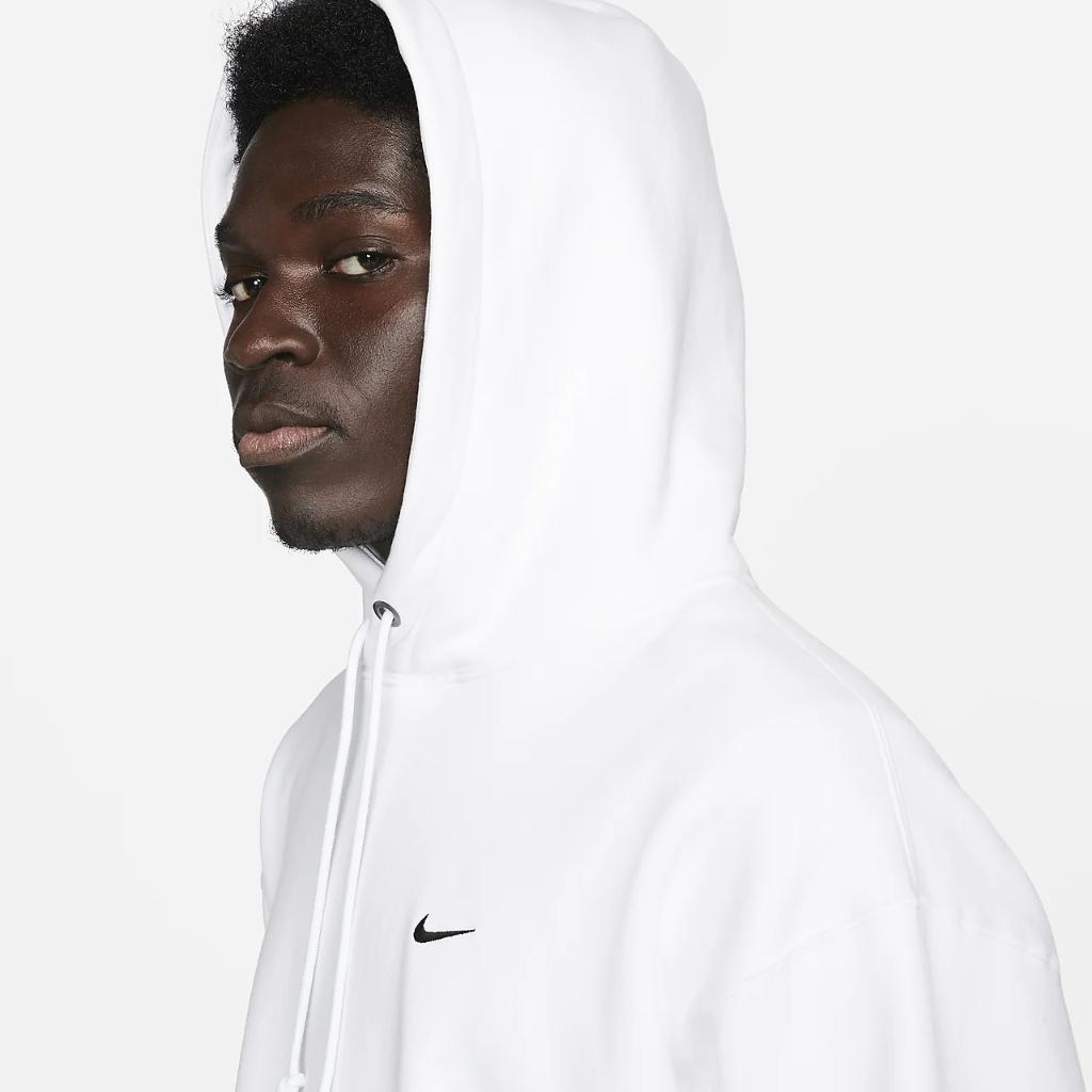 Nike Solo Swoosh Men&#039;s Fleece Pullover Hoodie DX1355-100