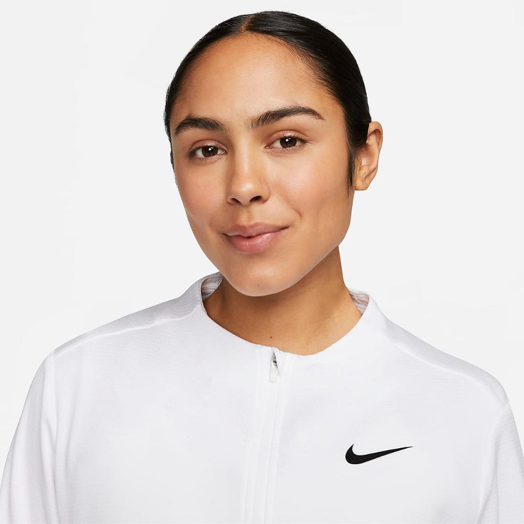 Nike Dri-FIT UV Advantage Women&#039;s Full-Zip Golf Top DX1489-100