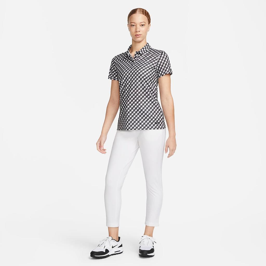 Nike Dri-FIT Victory Women&#039;s Short-Sleeve Printed Golf Polo DX1495-010