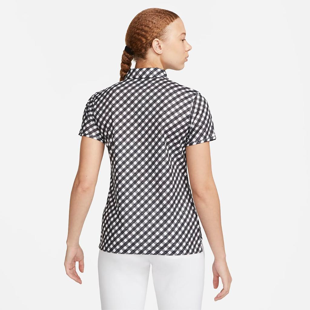 Nike Dri-FIT Victory Women&#039;s Short-Sleeve Printed Golf Polo DX1495-010