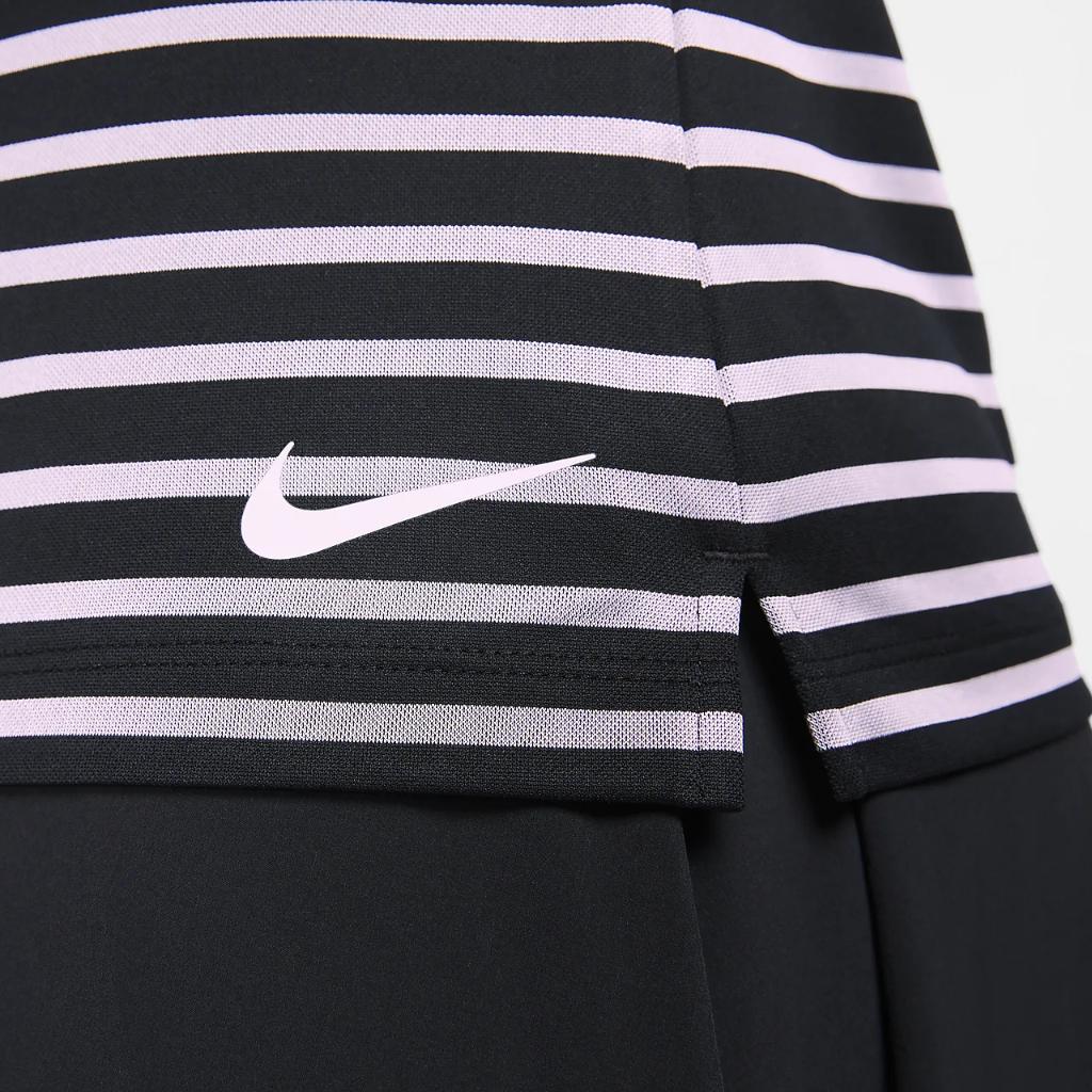 Nike Dri-FIT Victory Women&#039;s Striped Golf Polo DX1503-010