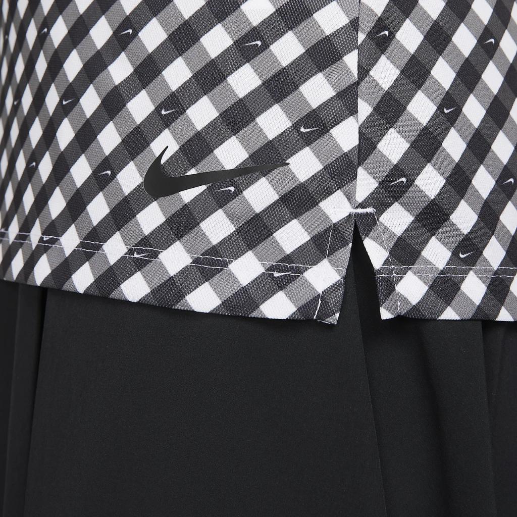 Nike Dri-FIT Victory Women&#039;s Sleeveless Printed Polo DX1505-010