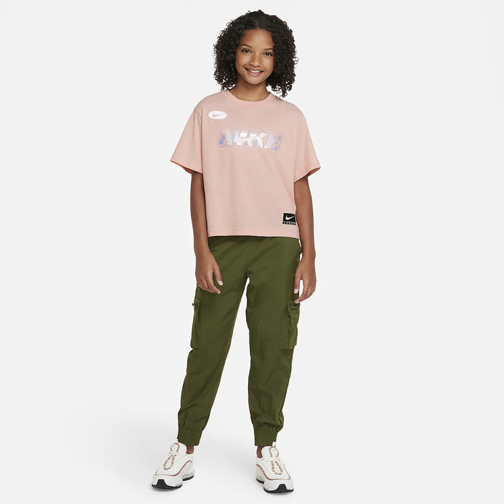 Nike Sportswear Icon Clash Big Kids&#039; (Girls&#039;) T-Shirt DX1724-800