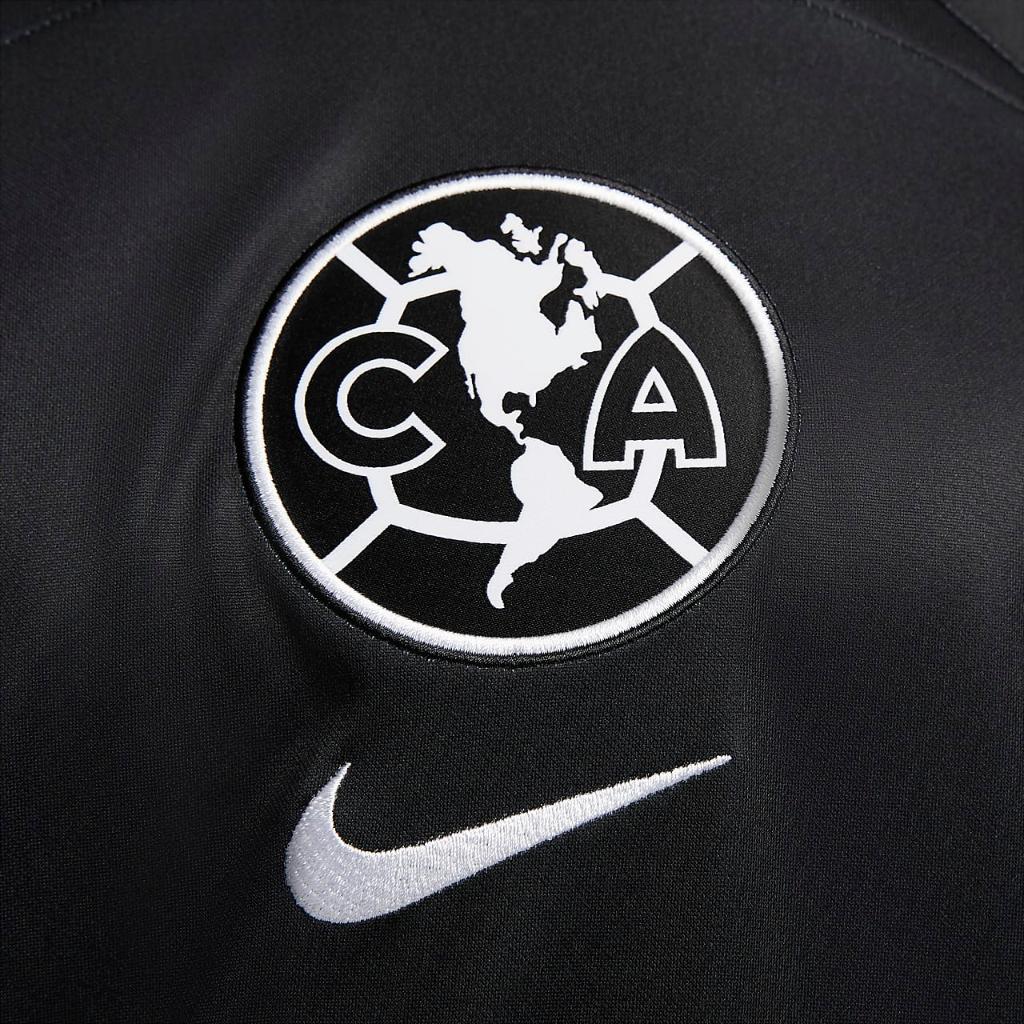 Club América 2023/24 Stadium Goalkeeper Men&#039;s Nike Dri-FIT Long-Sleeve Soccer Jersey DX2634-011