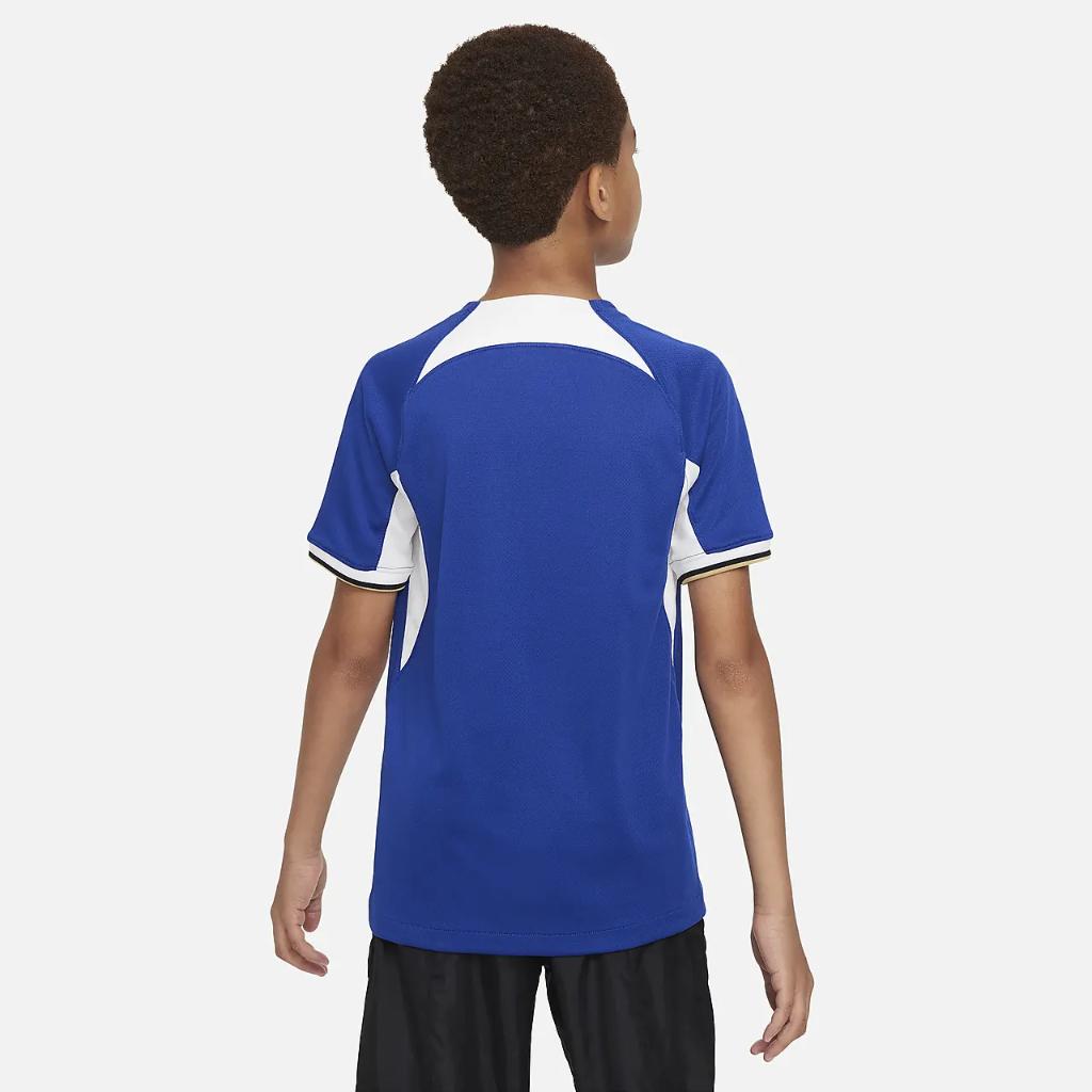Chelsea FC 2023/24 Stadium Home Big Kids&#039; Nike Dri-FIT Soccer Jersey DX2759-496