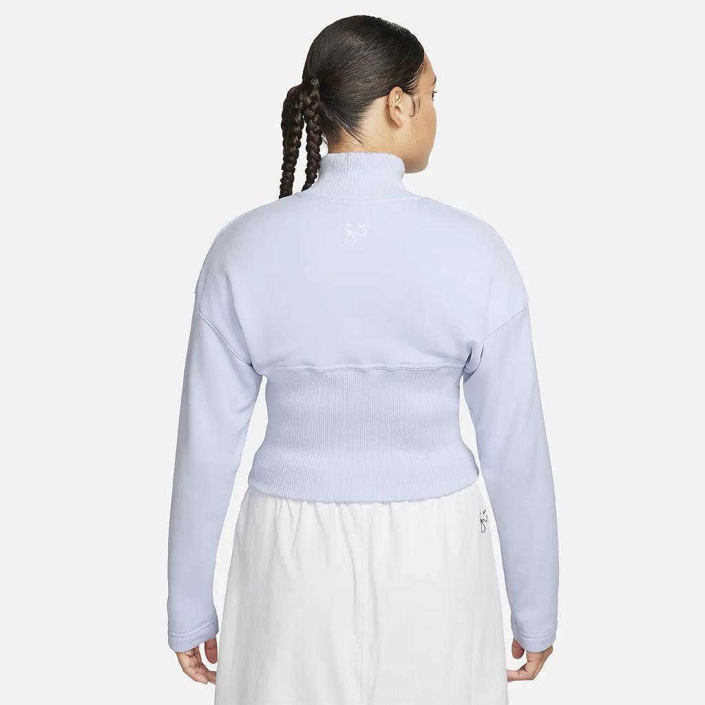 Serena Williams Design Crew Women&#039;s 1/4-Zip Fleece Top DX3046-536