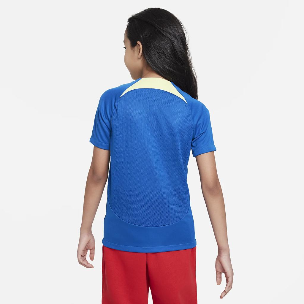 Club América Academy Pro Big Kids&#039; Nike Dri-FIT Short-Sleeve Soccer Top DX3050-409