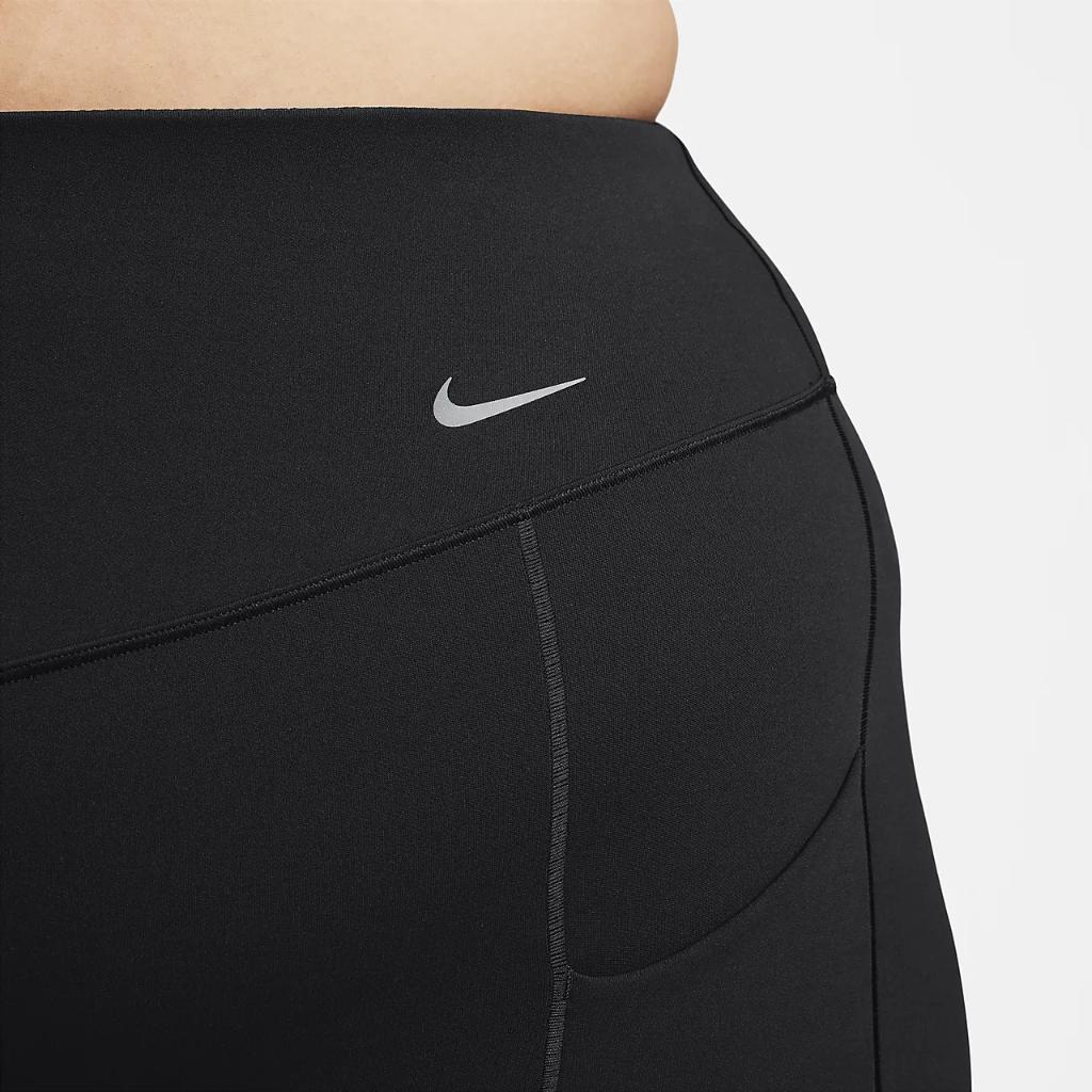 Nike Universa Women&#039;s Medium-Support High-Waisted Cropped Leggings with Pockets (Plus Size) DX3407-010