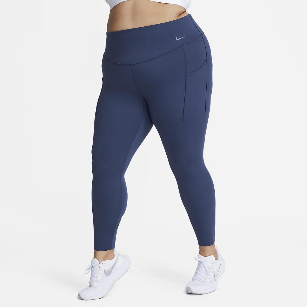Nike Universa Women&#039;s Medium-Support High-Waisted Full-Length Leggings with Pockets (Plus Size) DX3416-410