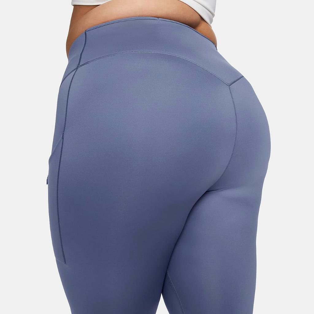 Nike Go Women&#039;s Firm-Support High-Waisted Cropped Leggings with Pockets (Plus Size) DX3489-491
