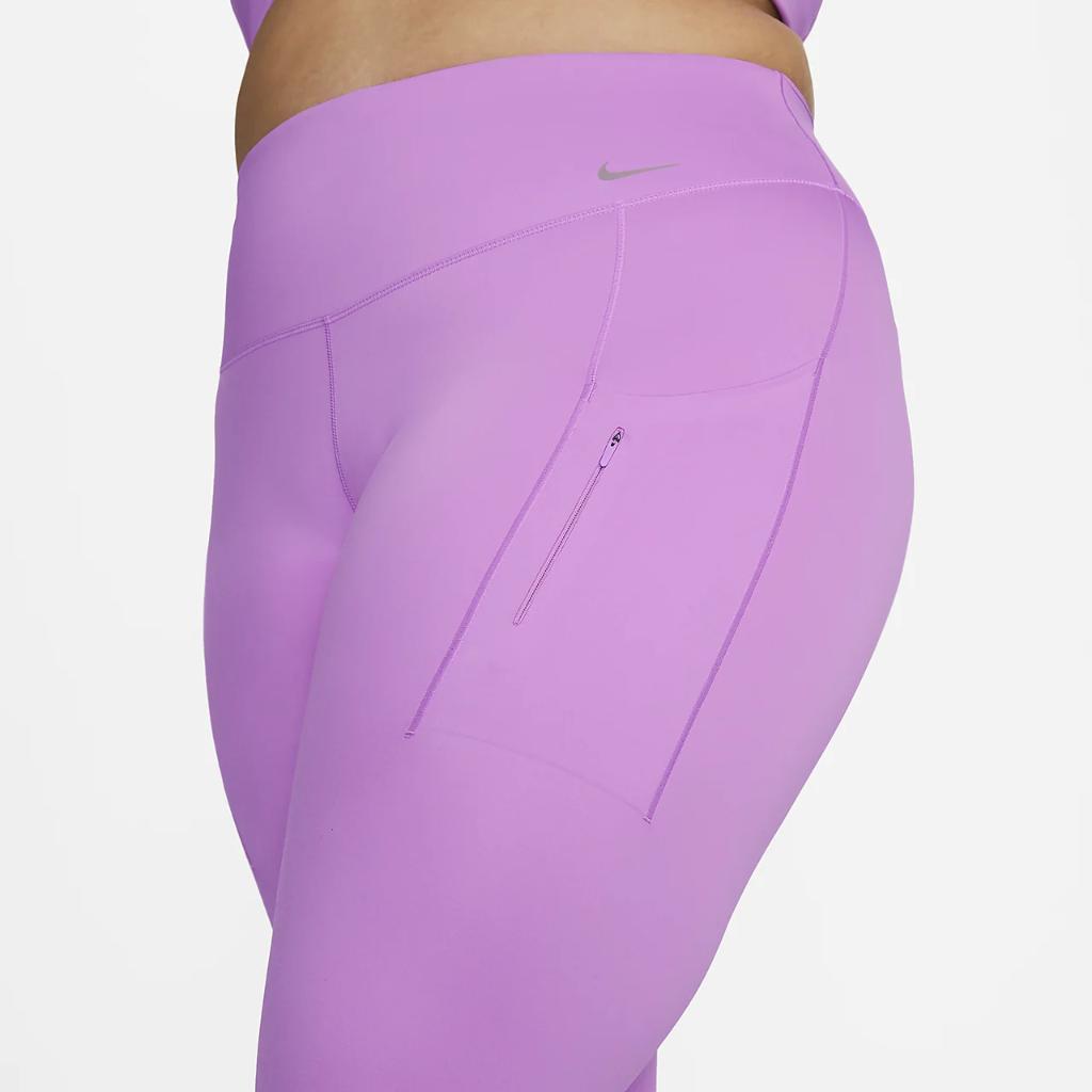 Nike Go Women&#039;s Firm-Support High-Waisted Cropped Leggings with Pockets (Plus Size) DX3489-532