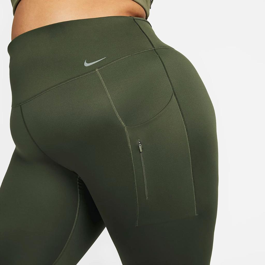 Nike Go Women&#039;s Firm-Support High-Waisted Full-Length Leggings with Pockets (Plus Size) DX3504-325
