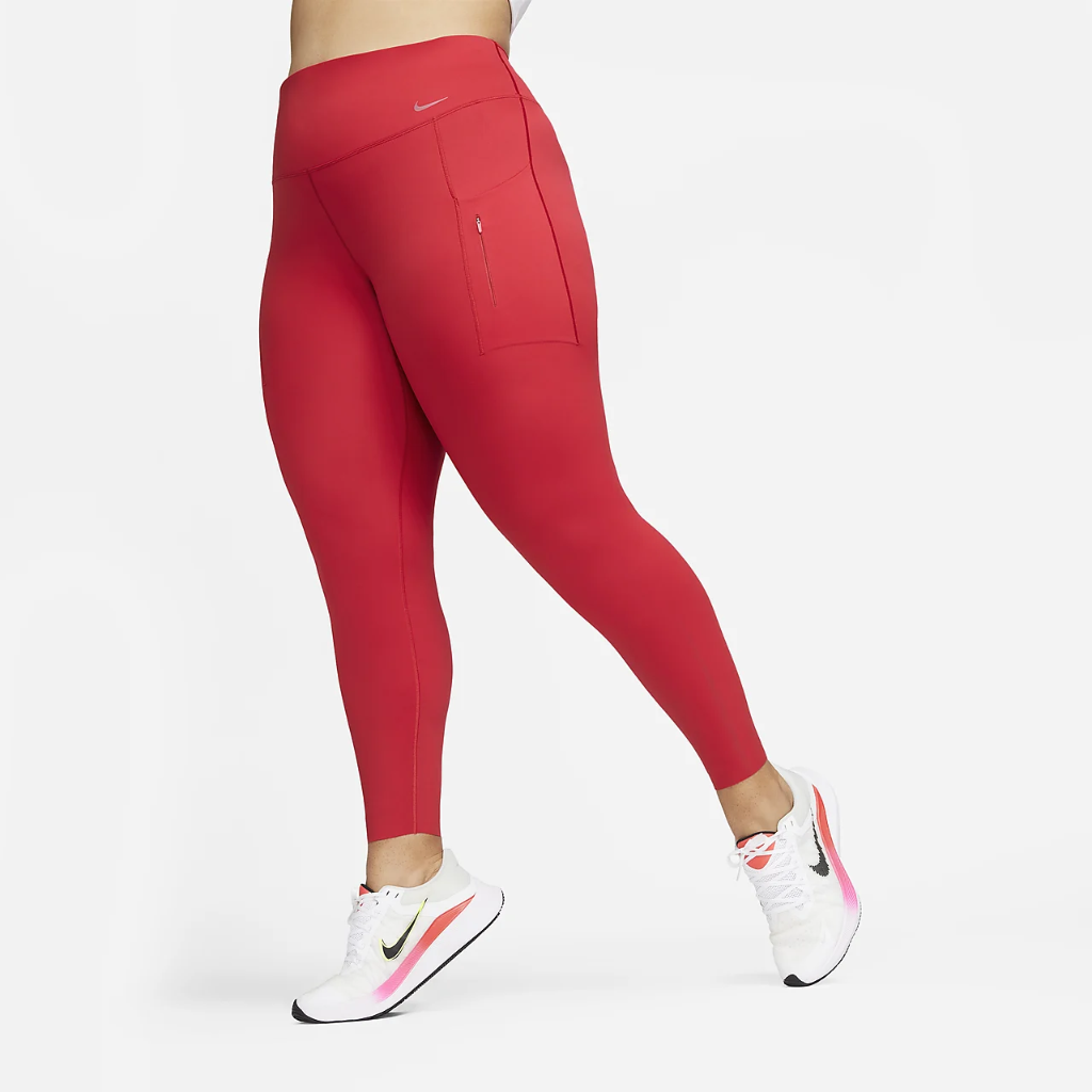 Nike Go Women&#039;s Firm-Support High-Waisted Full-Length Leggings with Pockets (Plus Size) DX3504-657