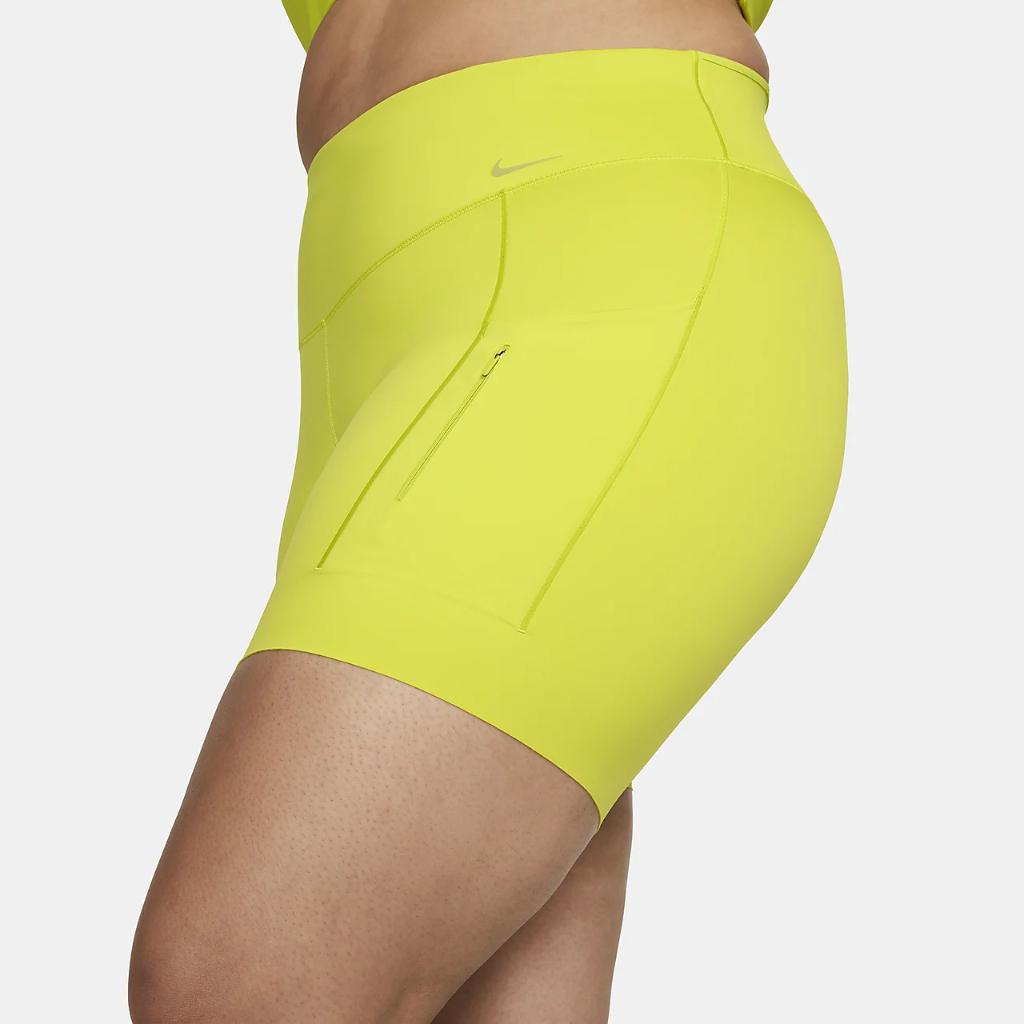 Nike Go Women&#039;s Firm-Support High-Waisted 8&quot; Biker Shorts with Pockets (Plus Size) DX3512-308