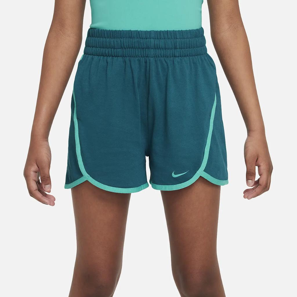 Nike Dri-FIT Breezy Big Kids&#039; (Girls&#039;) High-Waisted Training Shorts DX4965-381