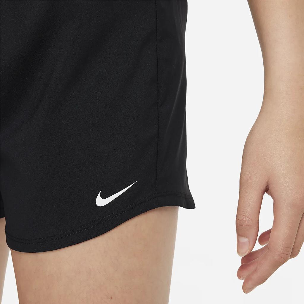 Nike Dri-FIT One Big Kids&#039; (Girls&#039;) High-Waisted Woven Training Shorts DX4967-010