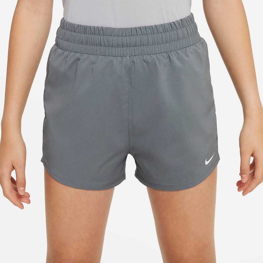 Nike Dri-FIT One Big Kids&#039; (Girls&#039;) High-Waisted Woven Training Shorts DX4967-084