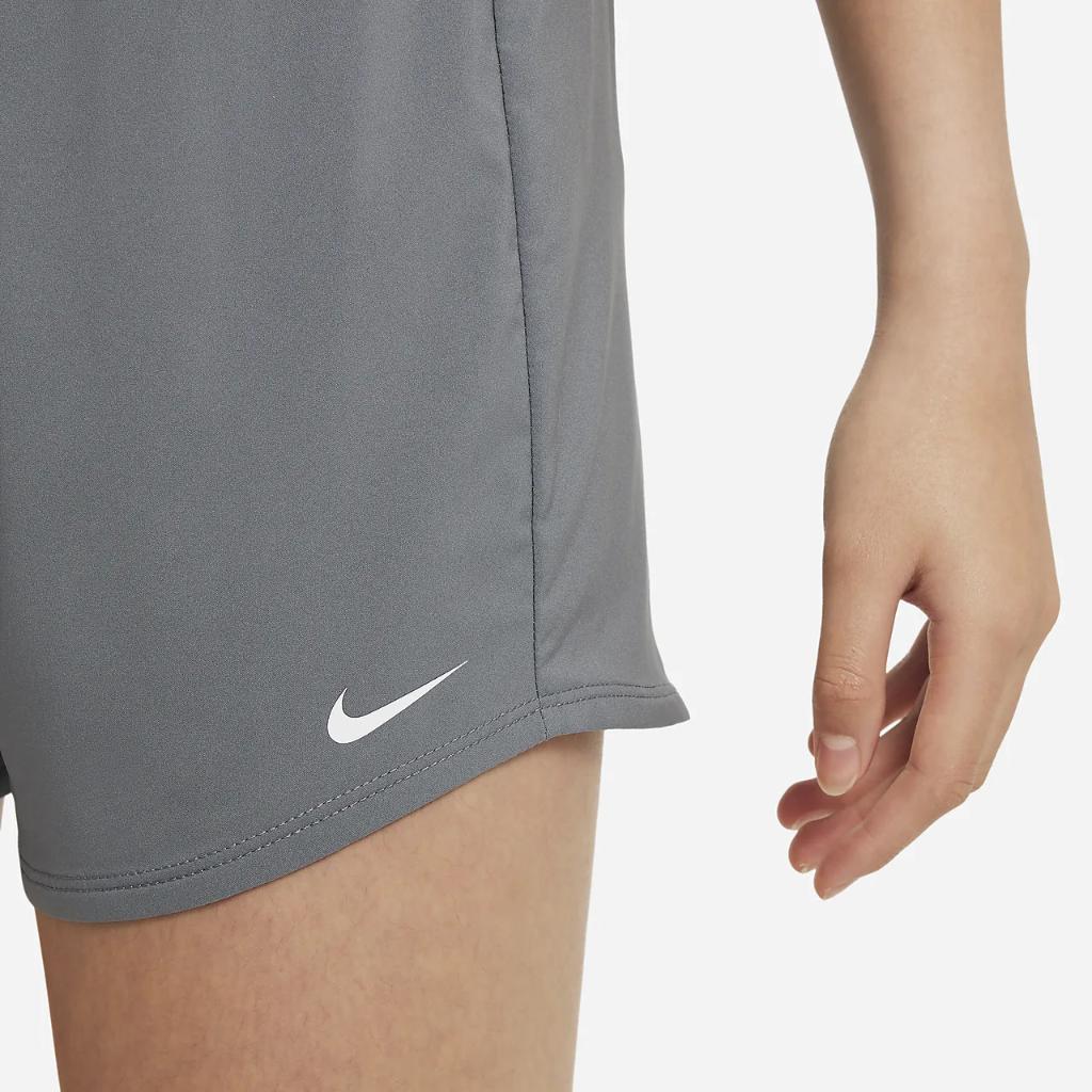 Nike Dri-FIT One Big Kids&#039; (Girls&#039;) High-Waisted Woven Training Shorts DX4967-084