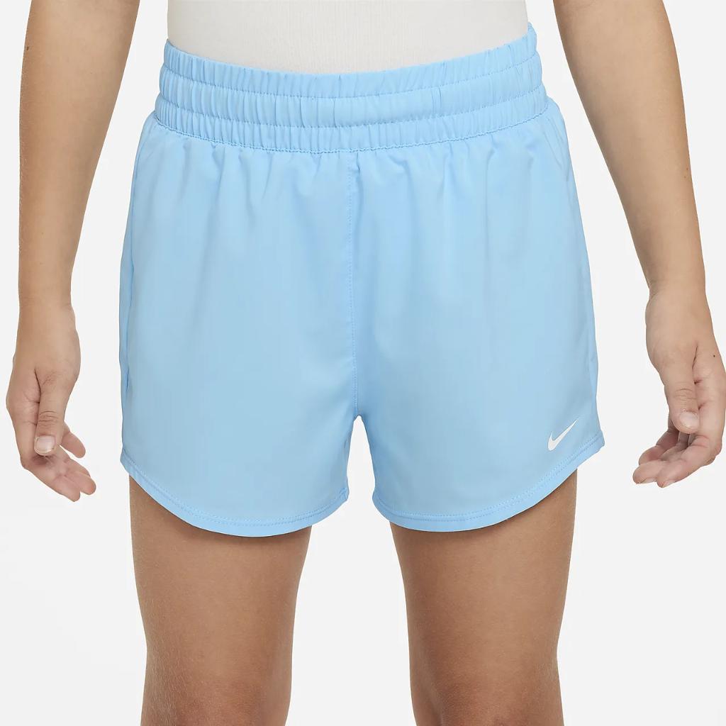 Nike One Big Kids&#039; (Girls&#039;) Dri-FIT High-Waisted Woven Training Shorts DX4967-407
