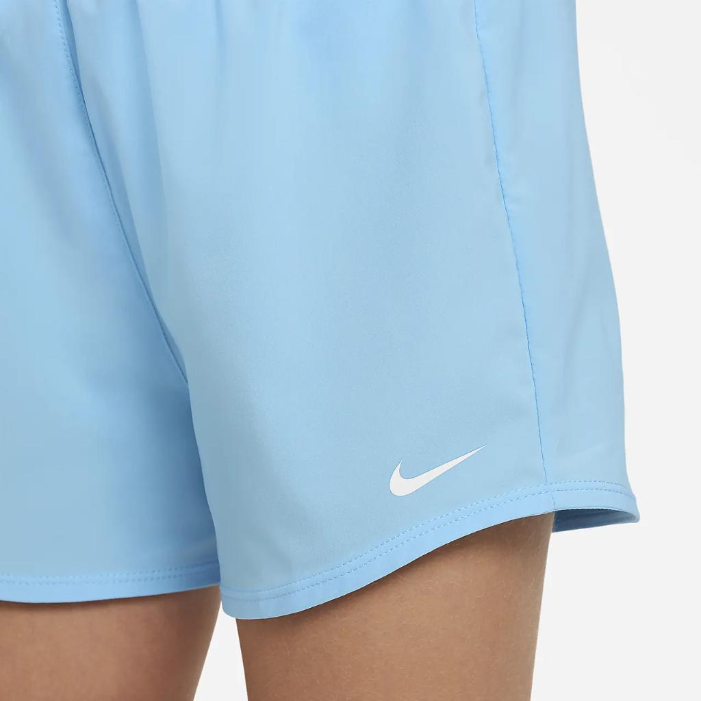Nike One Big Kids&#039; (Girls&#039;) Dri-FIT High-Waisted Woven Training Shorts DX4967-407