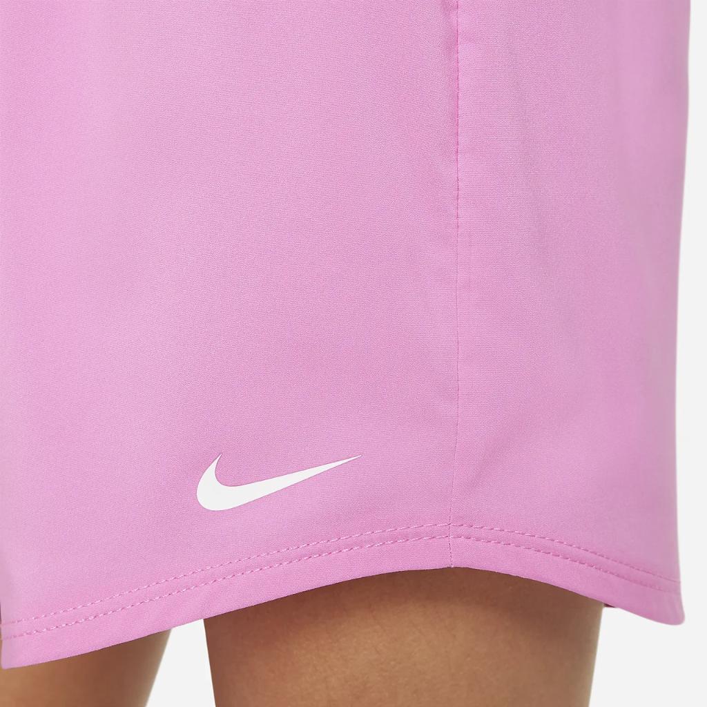 Nike One Big Kids&#039; (Girls&#039;) Dri-FIT High-Waisted Woven Training Shorts DX4967-675