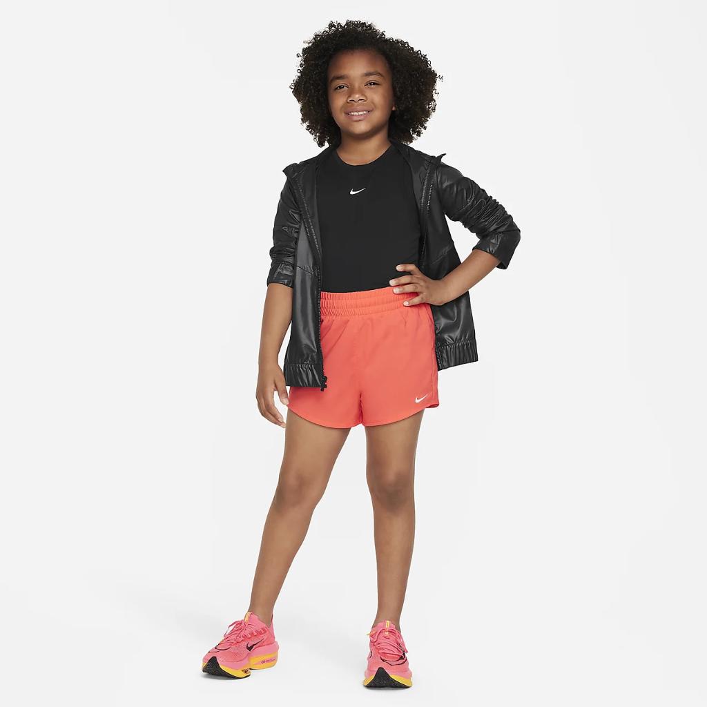 Nike One Big Kids&#039; (Girls&#039;) Dri-FIT High-Waisted Woven Training Shorts DX4967-850
