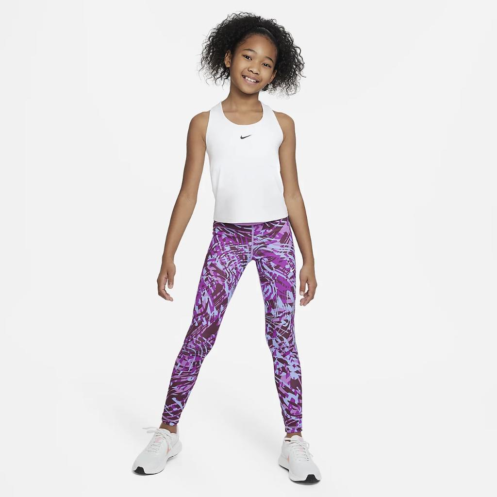 Nike Pro Big Kids&#039; (Girls&#039;) Leggings DX4987-532