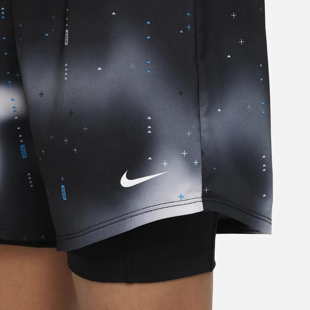Nike Dri-FIT One Big Kids&#039; (Girls&#039;) High-Waisted Training Shorts DX4994-010
