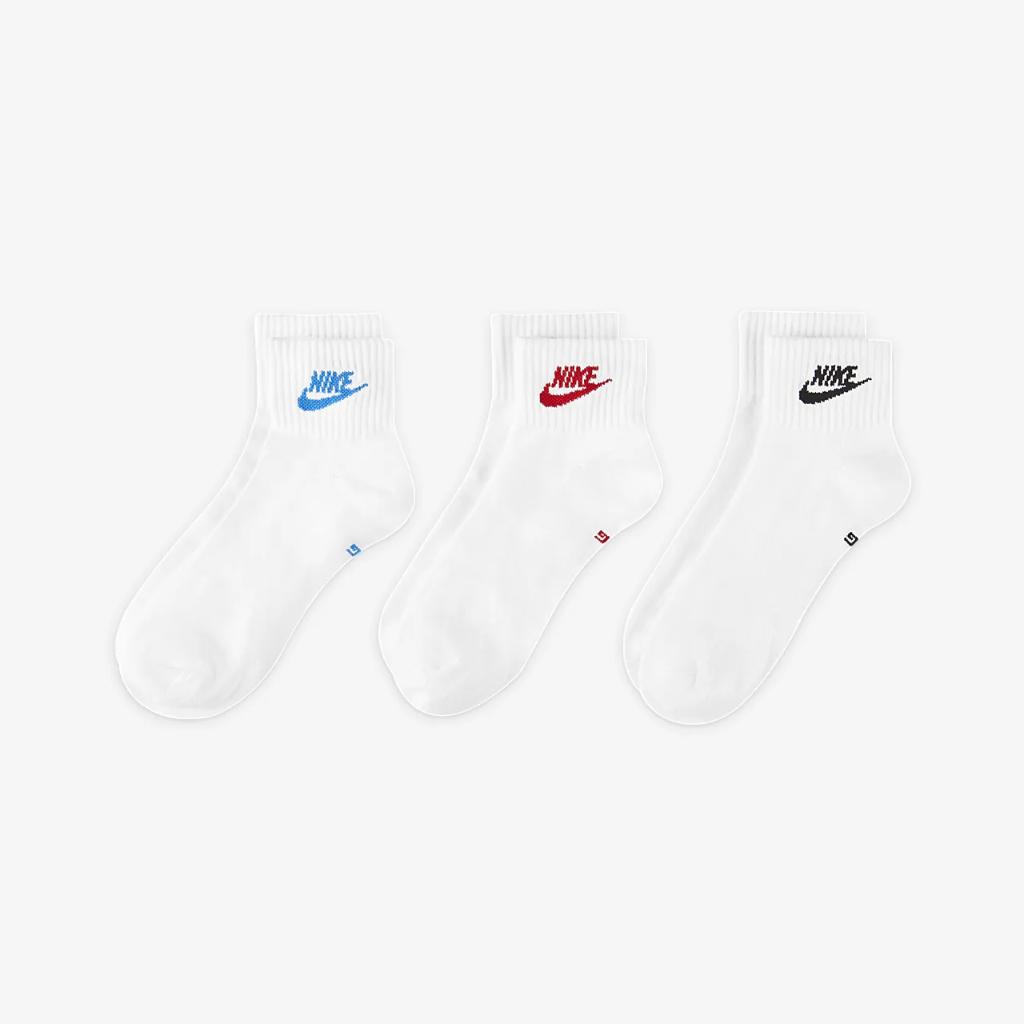 Nike Everyday Essential Ankle Socks (3 Pairs) DX5074-911