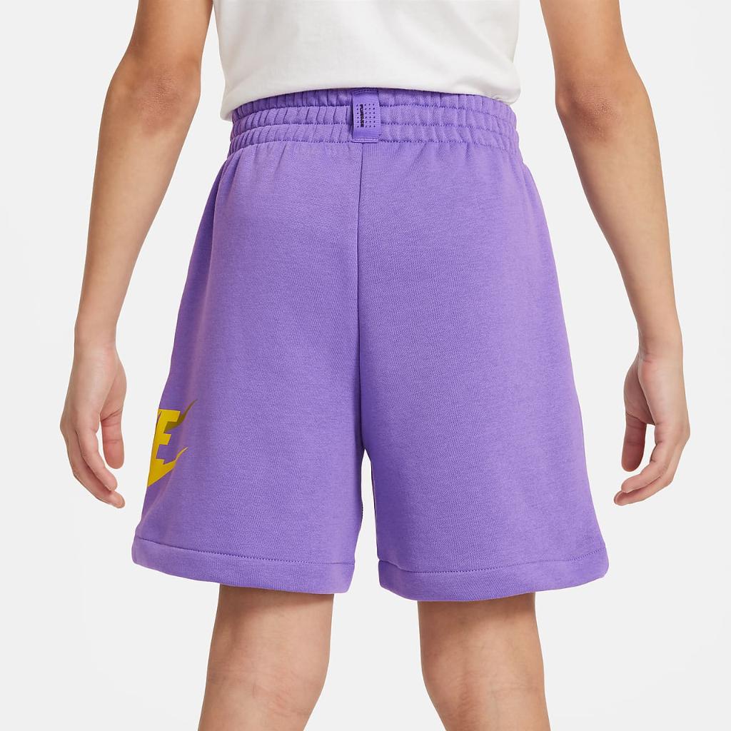 Nike Sportswear Icon Fleece Big Kids&#039; Loose Shorts DX5165-542