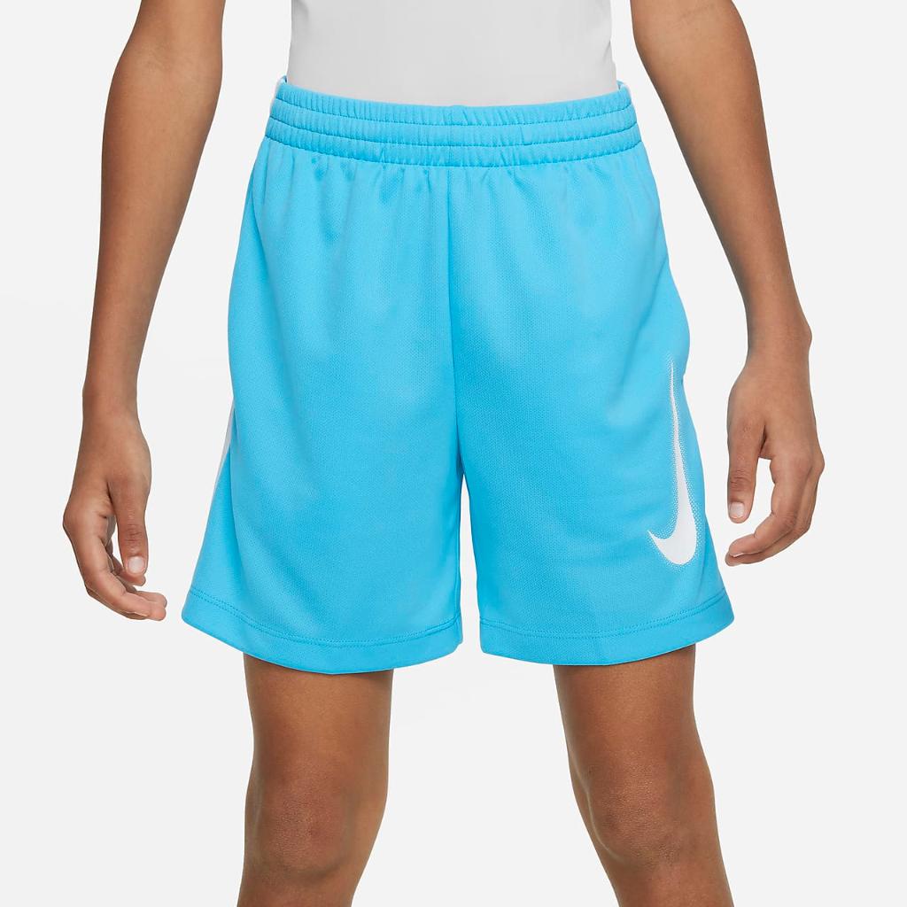 Nike Dri-FIT Multi+ Big Kids&#039; (Boys&#039;) Graphic Training Shorts DX5361-416
