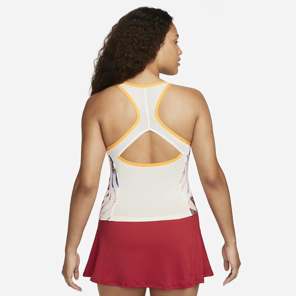 NikeCourt Dri-FIT Slam Women&#039;s Printed Tennis Tank Top DX5370-113