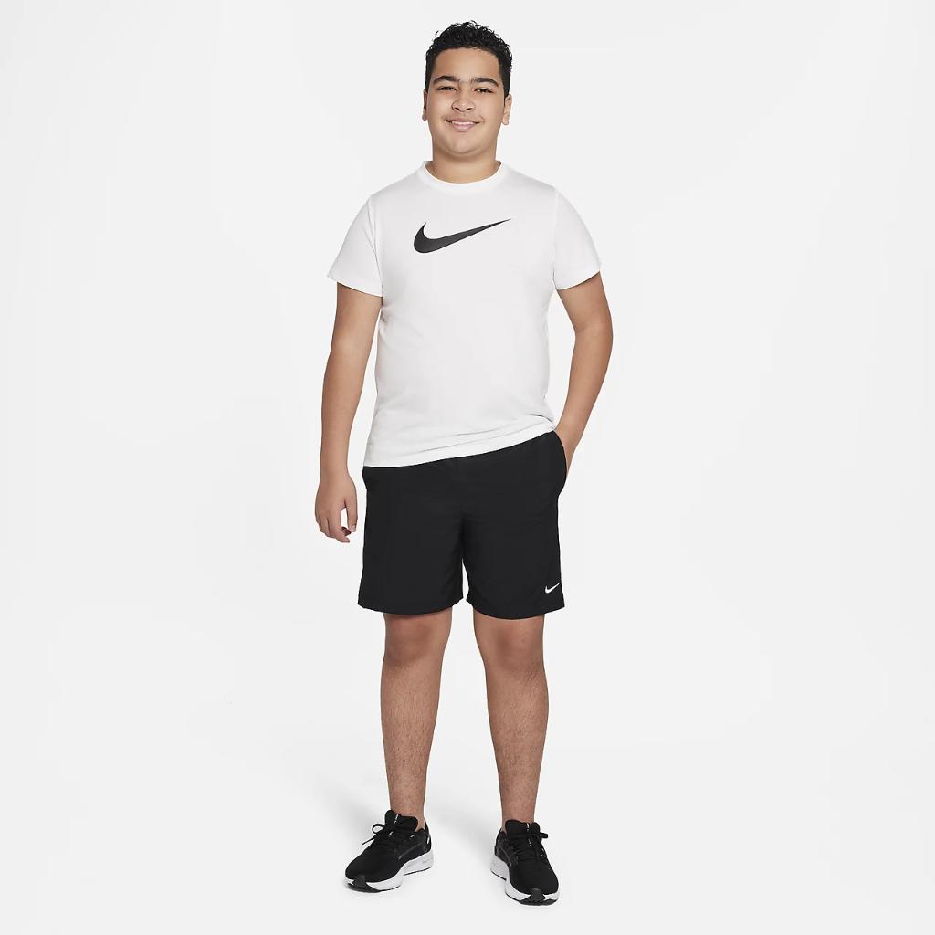 Nike Dri-FIT Multi+ Big Kids&#039; (Boys&#039;) Training Shorts (Extended Size) DX5383-010