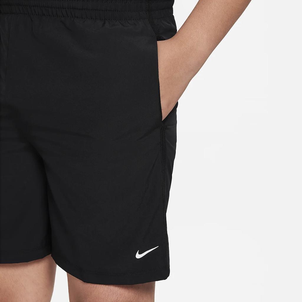 Nike Dri-FIT Multi+ Big Kids&#039; (Boys&#039;) Training Shorts (Extended Size) DX5383-010