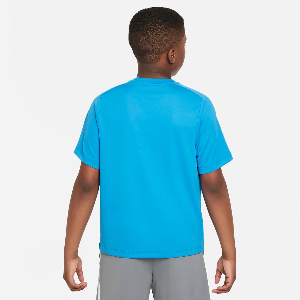 Nike Dri-FIT Icon Big Kids&#039; (Boys&#039;) Graphic Training Top (Extended Size) DX5387-435