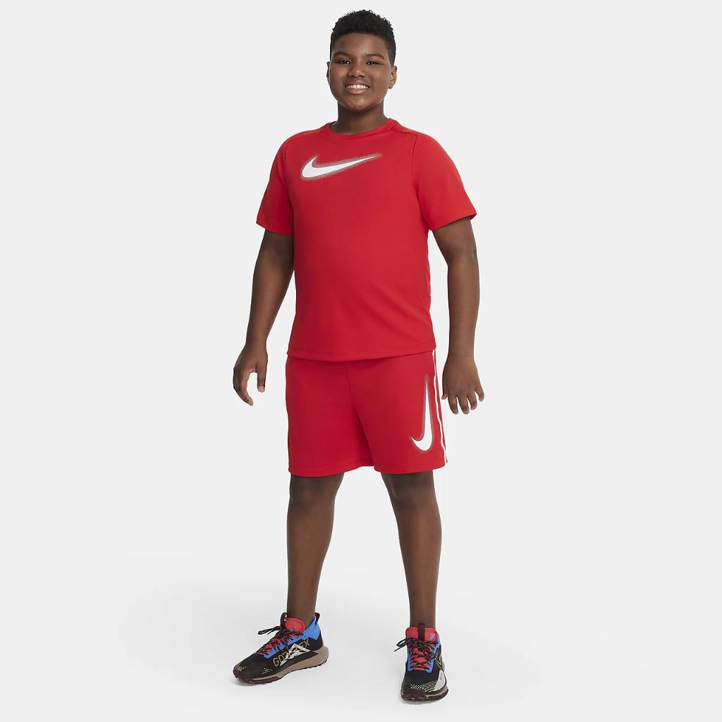 Nike Dri-FIT Icon Big Kids&#039; (Boys&#039;) Graphic Training Top (Extended Size) DX5387-657