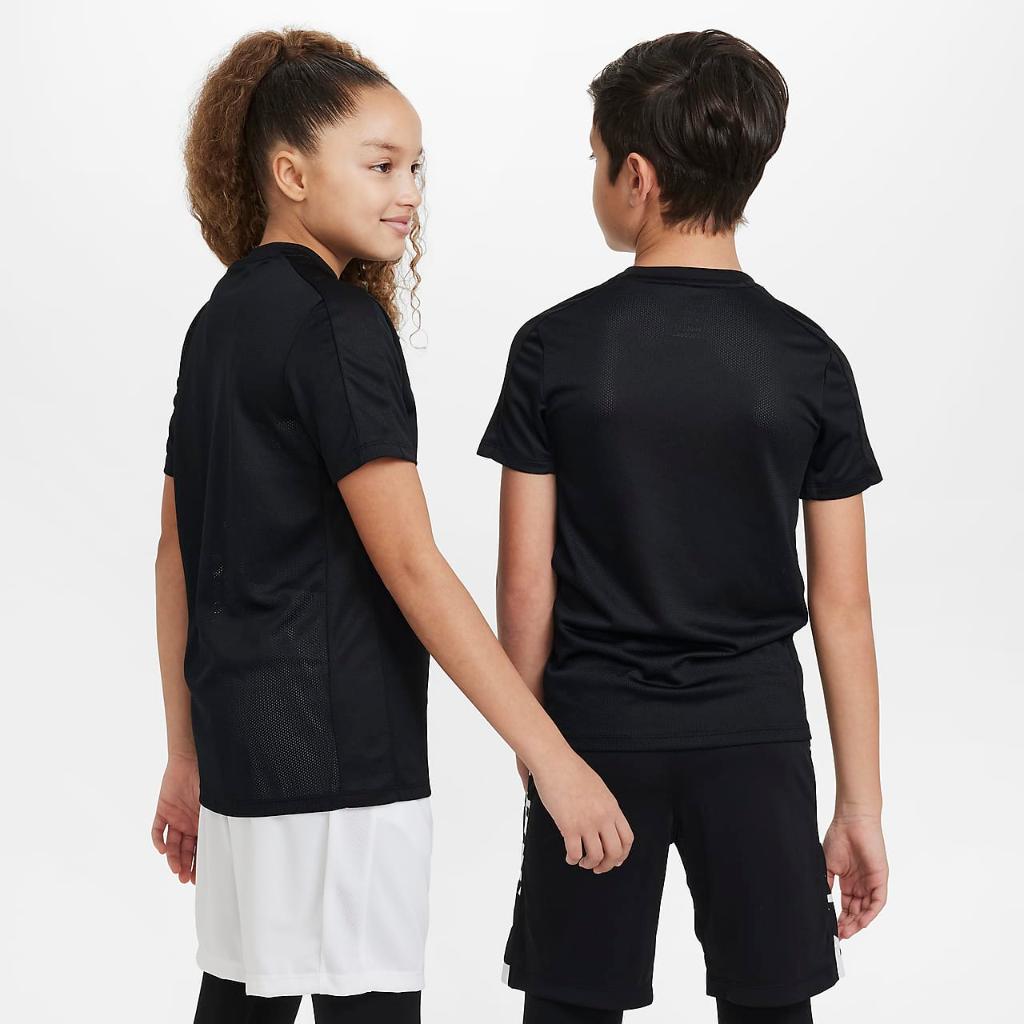 Nike Dri-FIT Trophy Big Kids&#039; Graphic Short-Sleeve Training Top DX5411-010