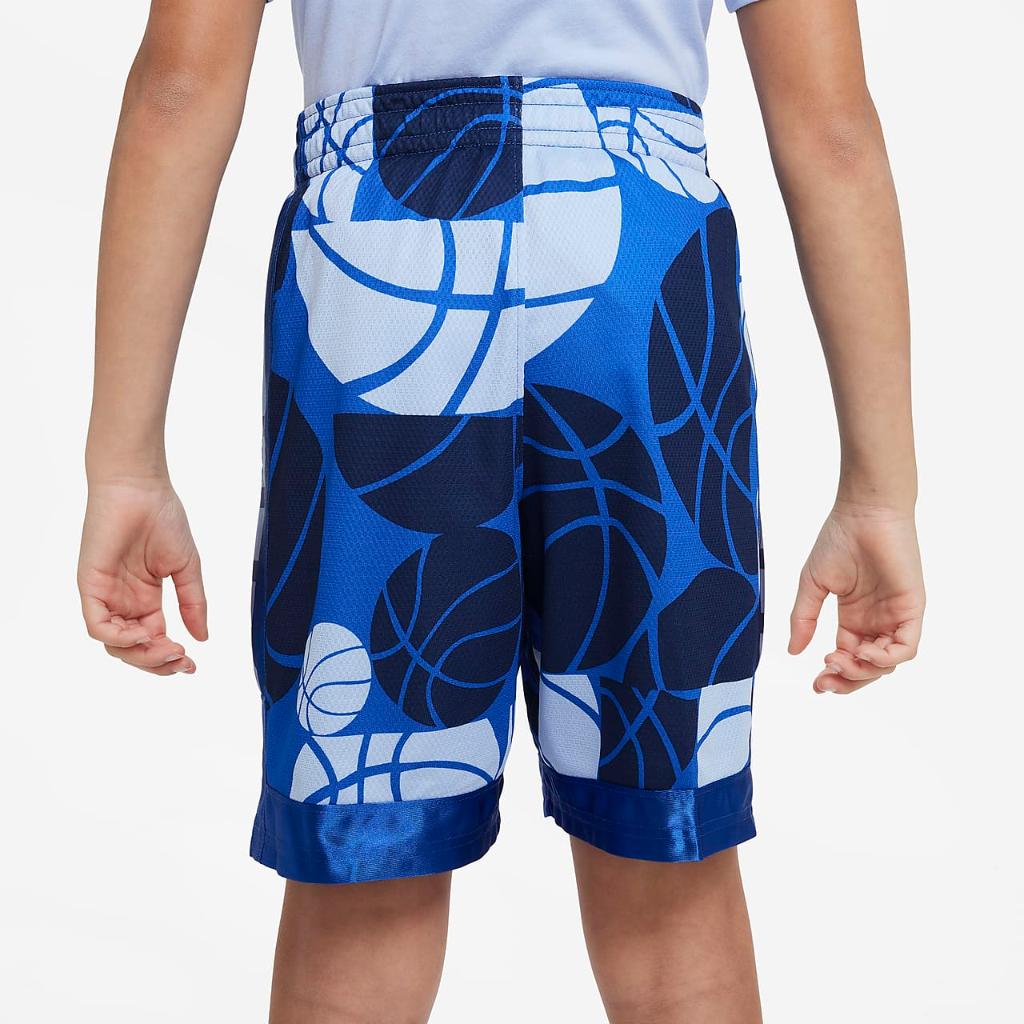 Nike Dri-FIT Elite Big Kids&#039; Printed Basketball Shorts DX5513-480
