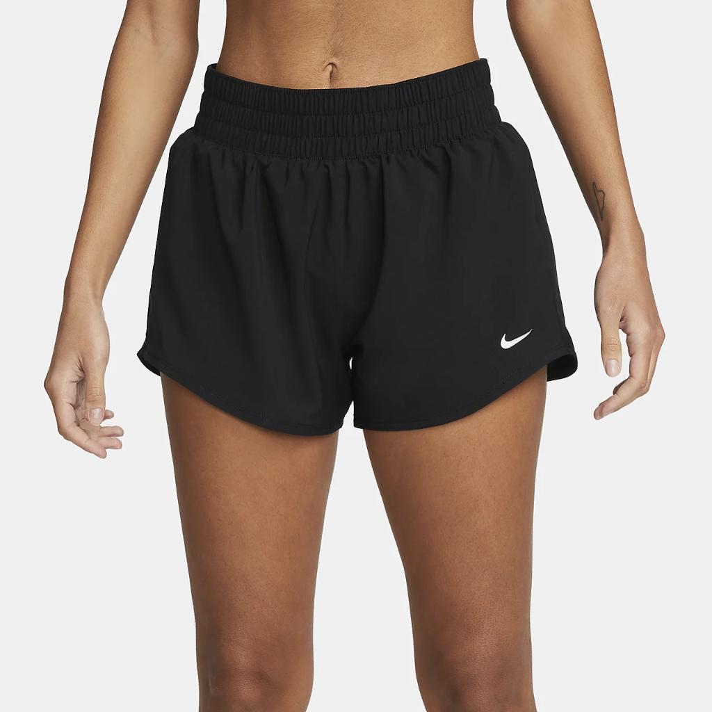 Nike Dri-FIT One Women&#039;s Mid-Rise 3&quot; Brief-Lined Shorts DX6010-010