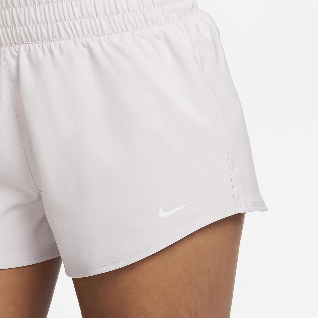 Nike One Women&#039;s Dri-FIT Mid-Rise 3&quot; Brief-Lined Shorts DX6010-019