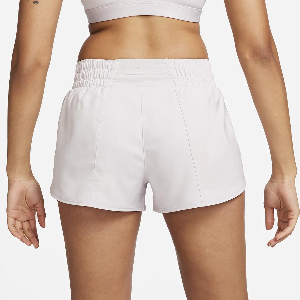 Nike One Women&#039;s Dri-FIT Mid-Rise 3&quot; Brief-Lined Shorts DX6010-019
