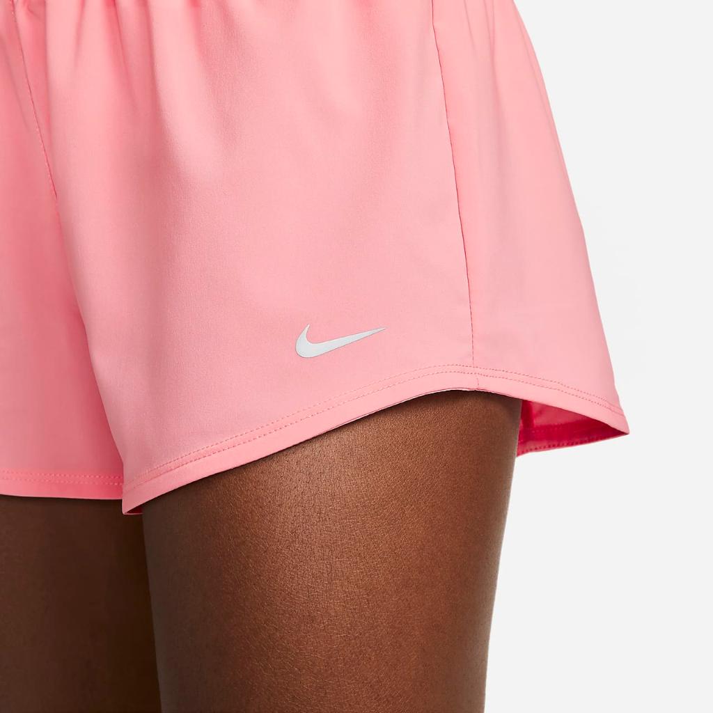 Nike One Women&#039;s Dri-FIT Mid-Rise 3&quot; Brief-Lined Shorts DX6010-611