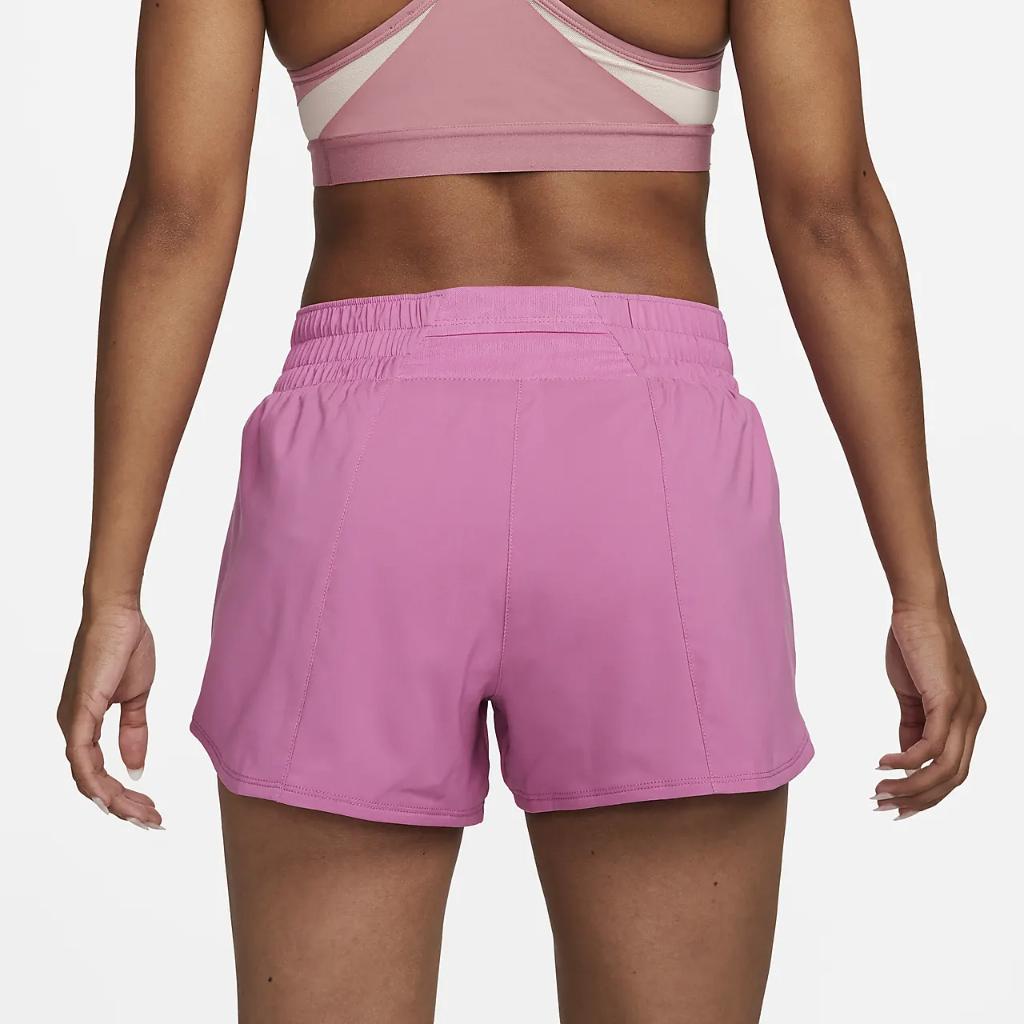 Nike Dri-FIT One Women&#039;s Mid-Rise 3&quot; Brief-Lined Shorts DX6010-665