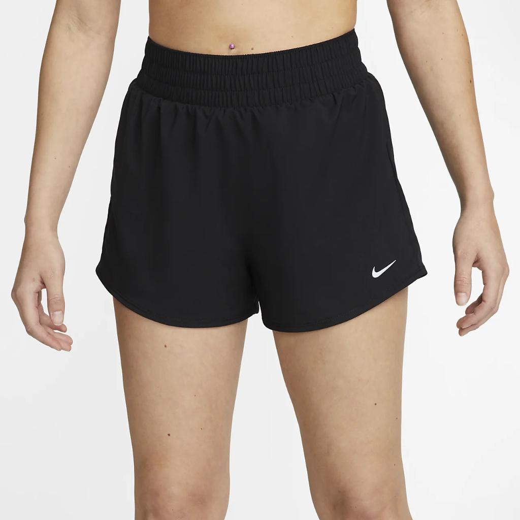 Nike Dri-FIT One Women&#039;s High-Waisted 3&quot; Brief-Lined Shorts DX6014-010