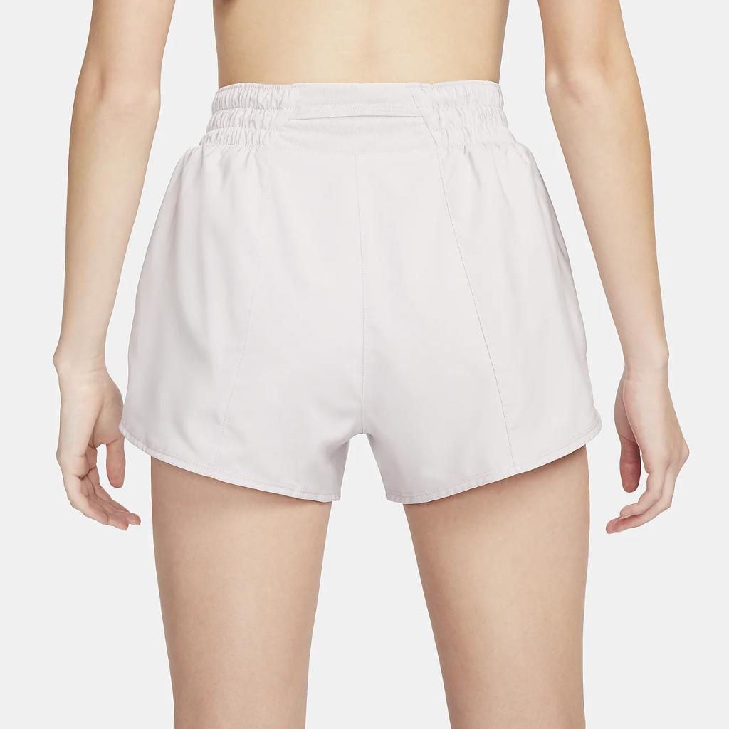 Nike One Women&#039;s Dri-FIT High-Waisted 3&quot; Brief-Lined Shorts DX6014-019