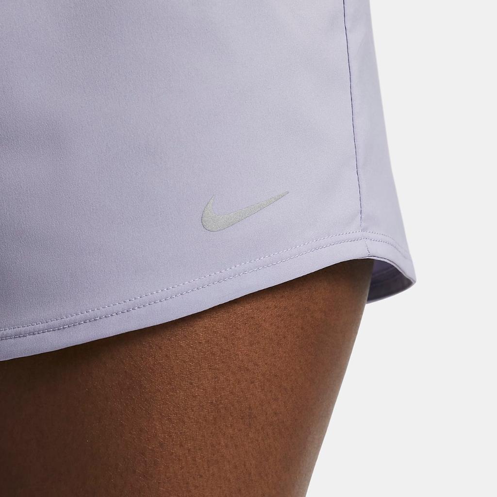 Nike One Women&#039;s Dri-FIT High-Waisted 3&quot; Brief-Lined Shorts DX6014-519