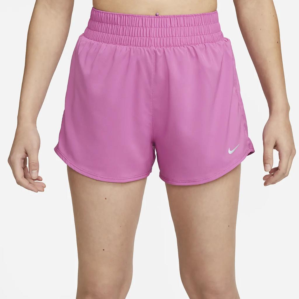Nike Dri-FIT One Women&#039;s High-Waisted 3&quot; Brief-Lined Shorts DX6014-665
